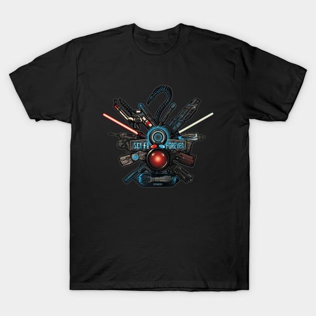 Sci-Fi Forever T-Shirt by LetterQ